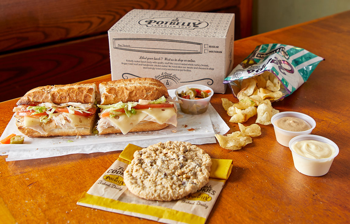 Potbelly Sandwiches Catering Box